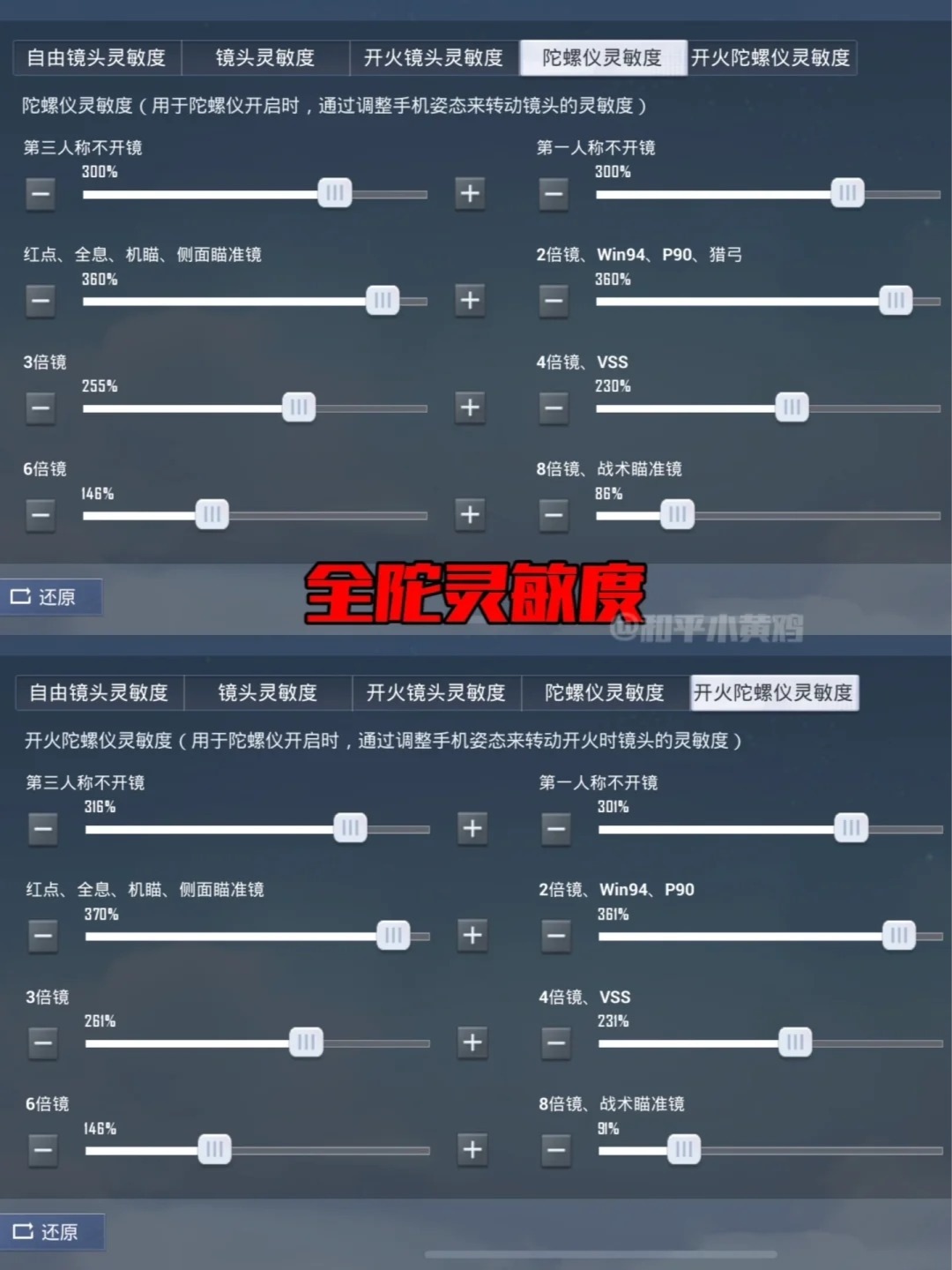 和平精英最新操作灵敏度设置攻略